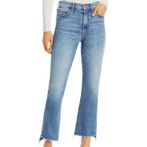 Mother The Insider Crop Step Fray Jeans